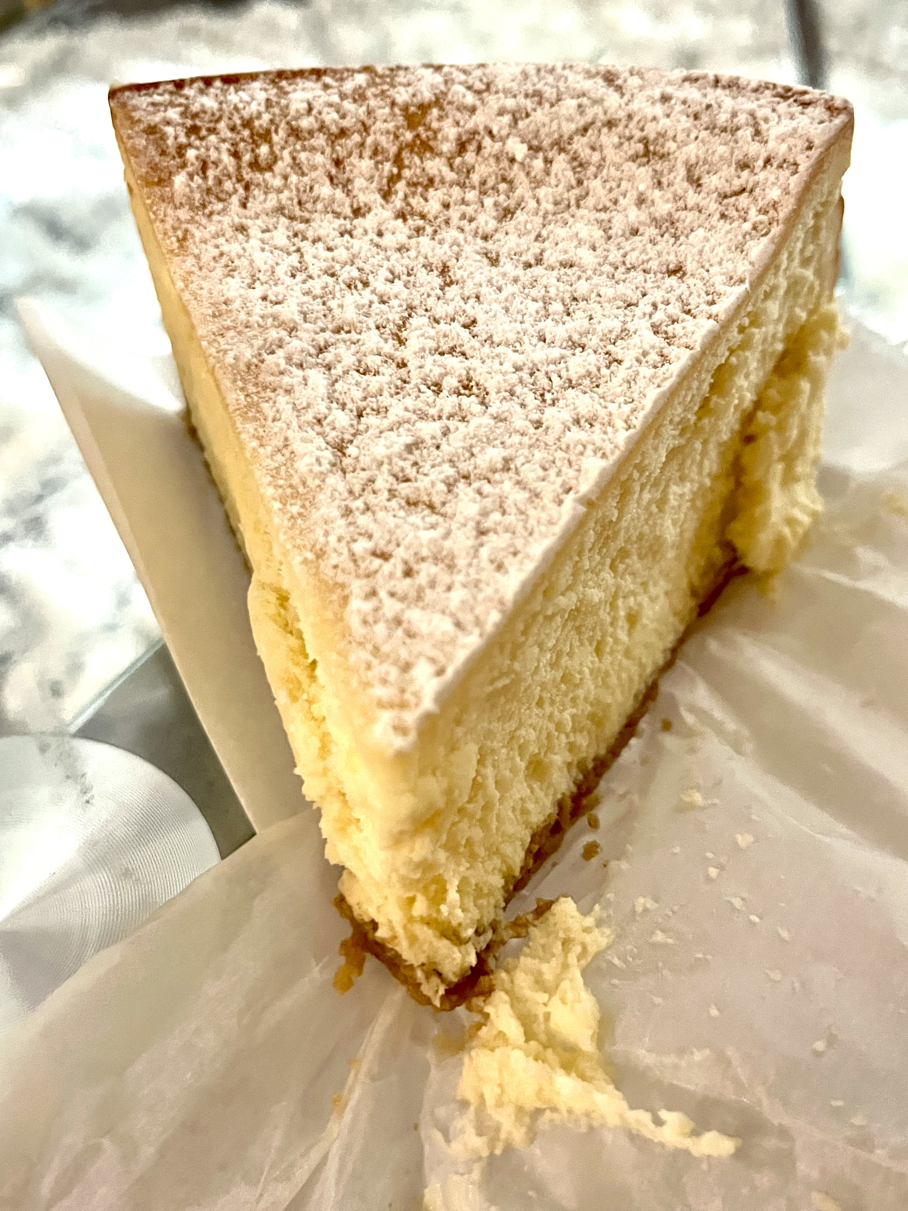 Cheesecake slice